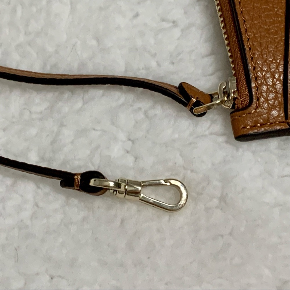KATE SPADE Leather Leila Small ID Card Holder Wristlet Wallet NWT - Picture 7 of 10